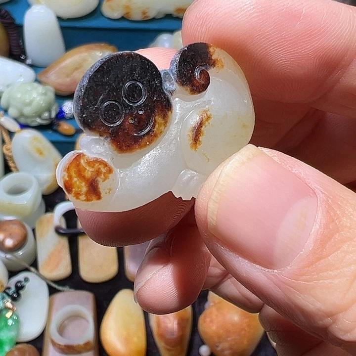 和田玉未镶嵌吊坠(不含链)