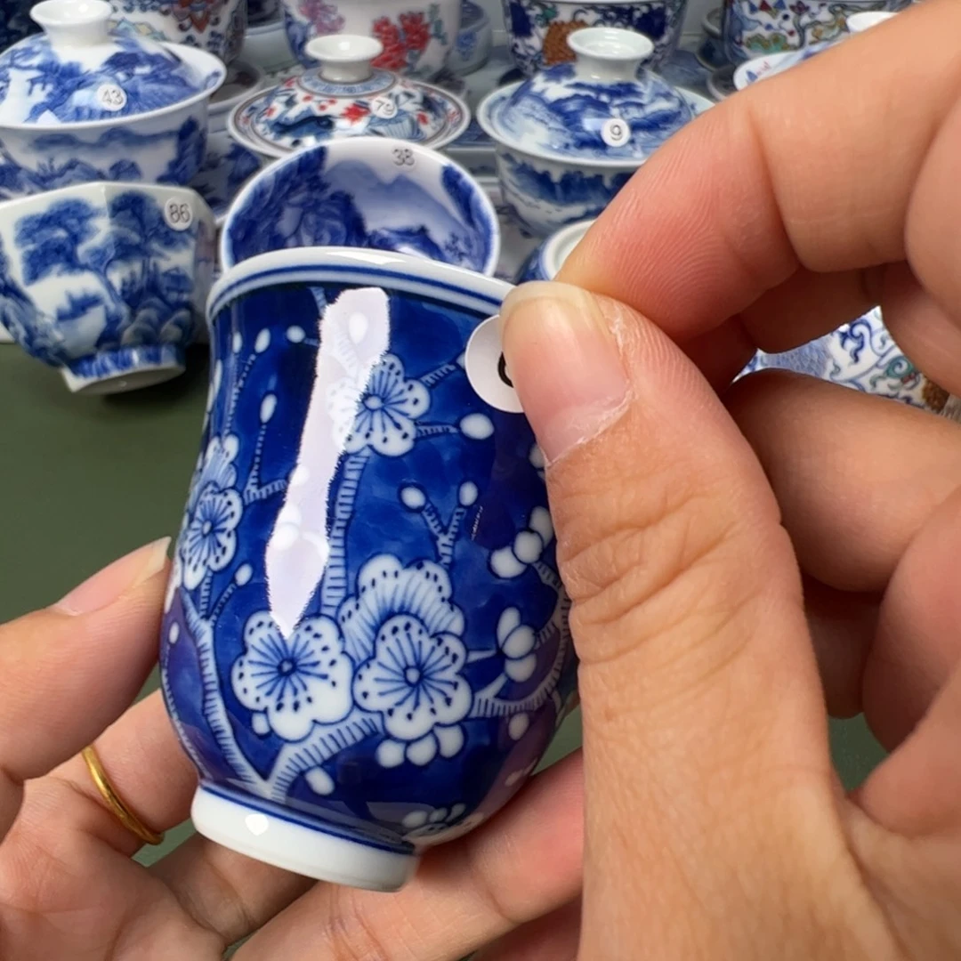 陶瓷景德镇纯手工纯手绘茶具木木6
