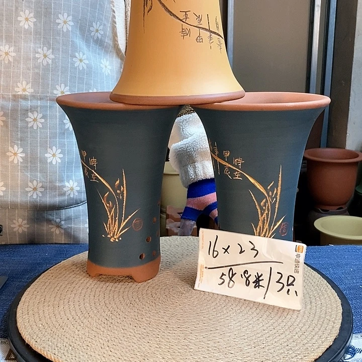 紫砂花盆紫砂花盆