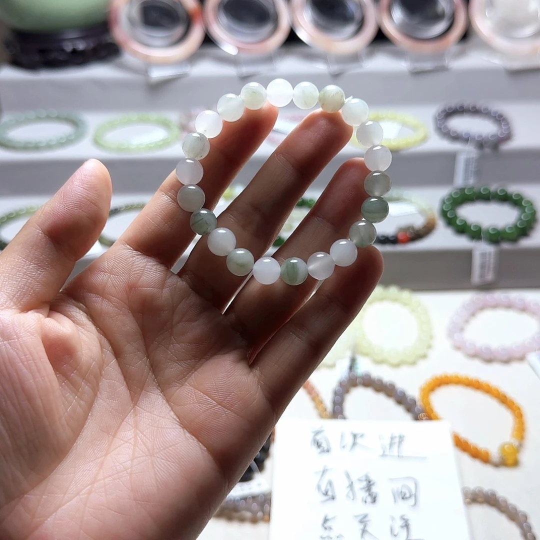 石英质玉手链未镶嵌茵**姐