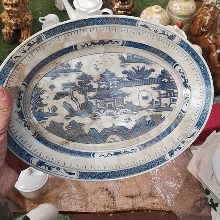 摆件，烧制问题都是正常的6号长30.5宽22