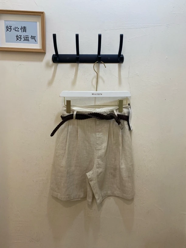 麦寻夏季新品小香日奢风短裤kmaes01a