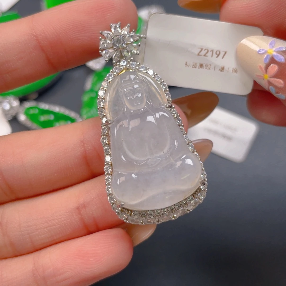 【闪购商品】颈饰银S925镶嵌翡翠翡翠