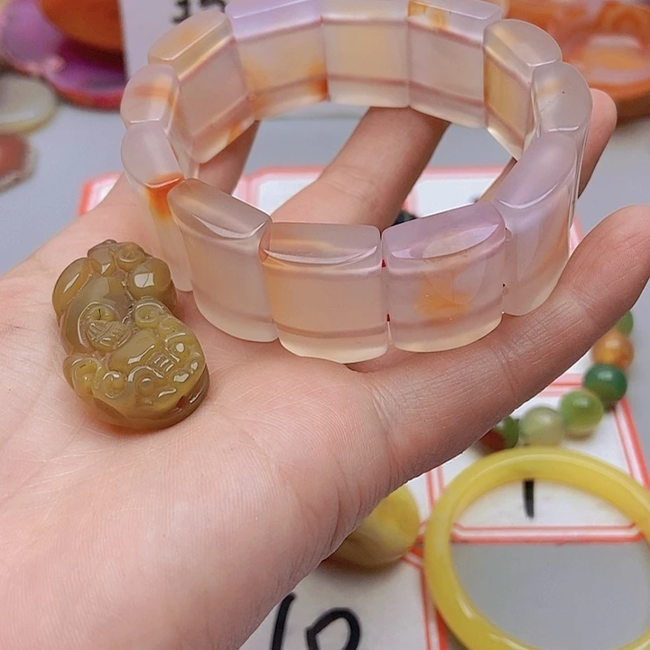 【闪购商品】玛瑙/玉髓珠宝半成品未镶嵌痛****乐