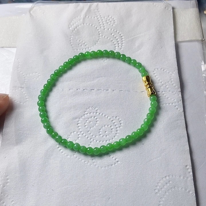 未镶嵌定制翡翠天然缅甸翡翠卡3.8