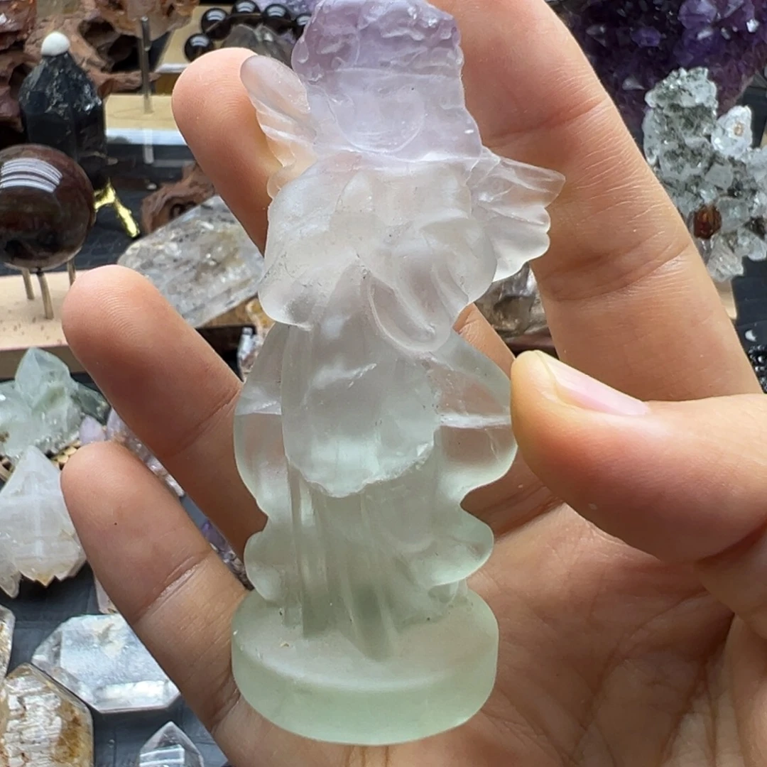 兰***️石材小天使放漏精品