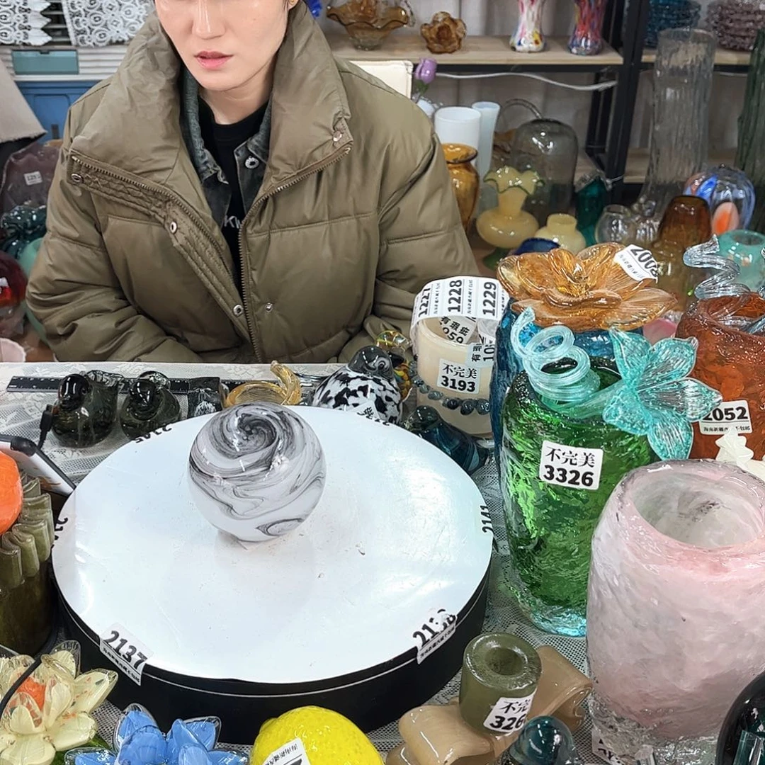 球 家悦琉璃工艺品空心