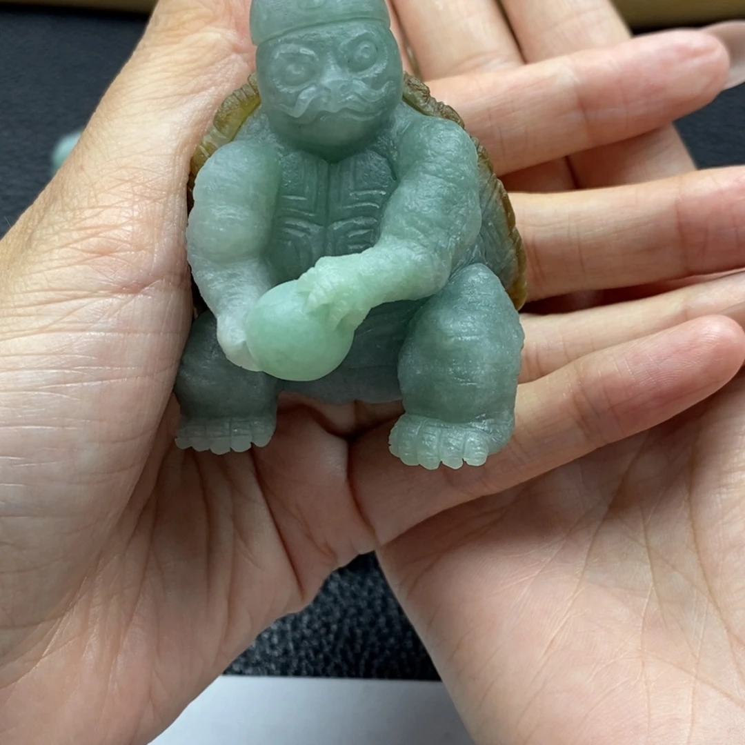 快***行定制翡翠未镶嵌忍者神龟