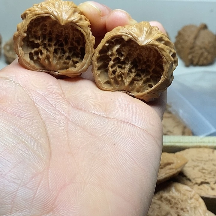 桃核吊坠盘山蛇头
