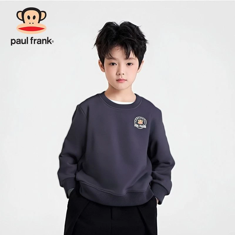 童装儿童卫衣春秋新款男童加绒上衣中大童加绒卫衣35054531518F