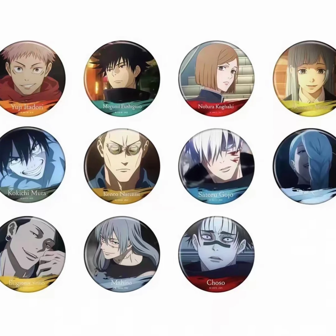 【咒术回战】日谷 js浮雕四弹徽章盲盒（下单默认代拆）