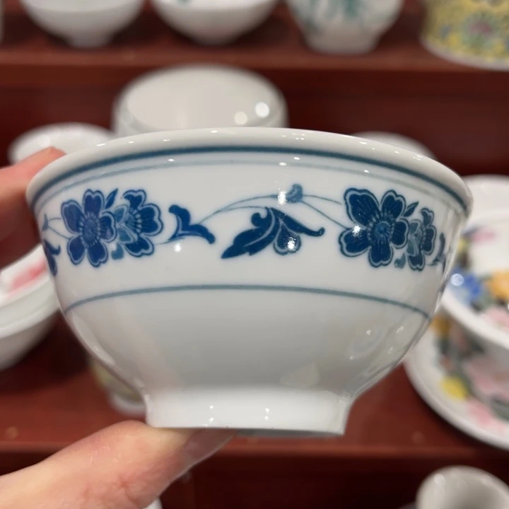 陶瓷醴陵釉下9厘米高温瓷