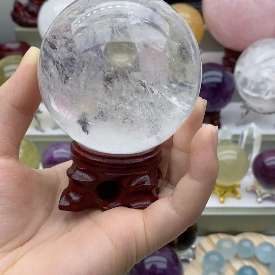 紫晶珠宝半成品未镶嵌宛*水晶4号