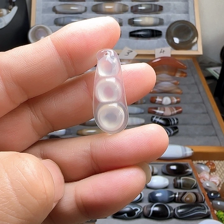 玛瑙/玉髓吊坠(不含链)未镶嵌