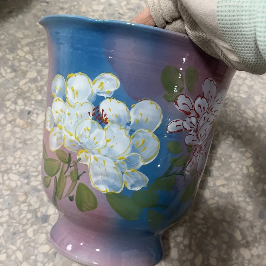 望***楼景德镇陶瓷花盆花盆