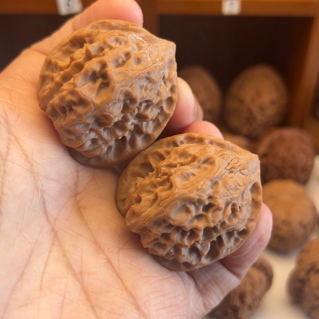 吊坠文玩核桃38全品玲珑歪