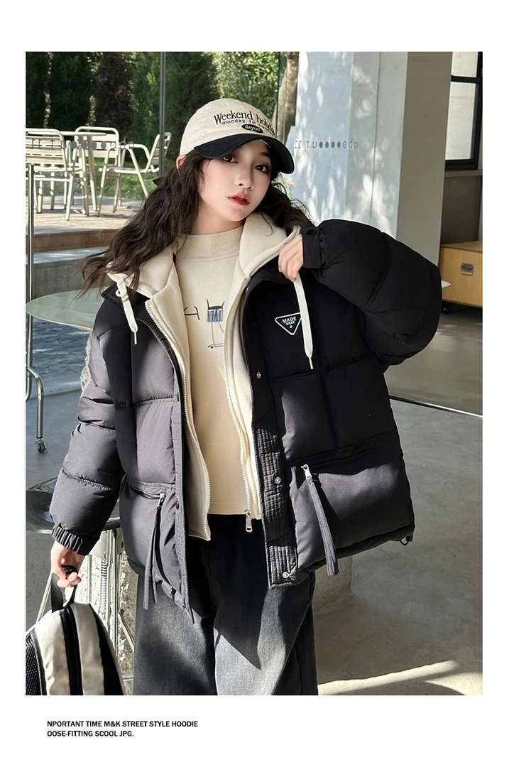 女童冬装新款冬季棉衣洋气儿童棉服中大童棉袄女孩加绒加厚外套