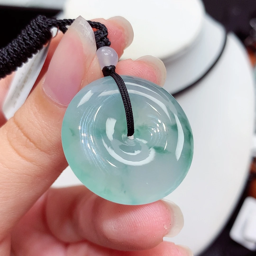 翡翠未镶嵌颈饰翡翠102，27.1/6.3