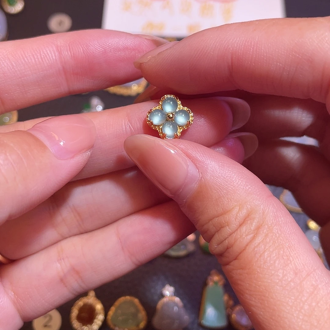 翡翠银S925镶嵌颈饰