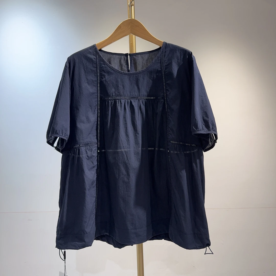 水淼2025夏纯棉小衫0604