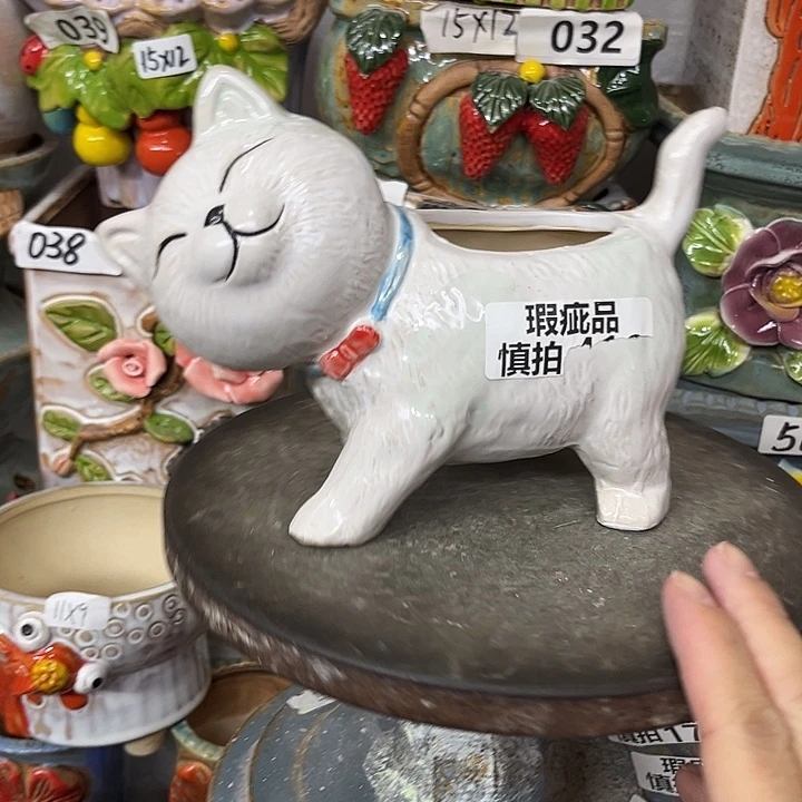 粗陶材质多肉花盆