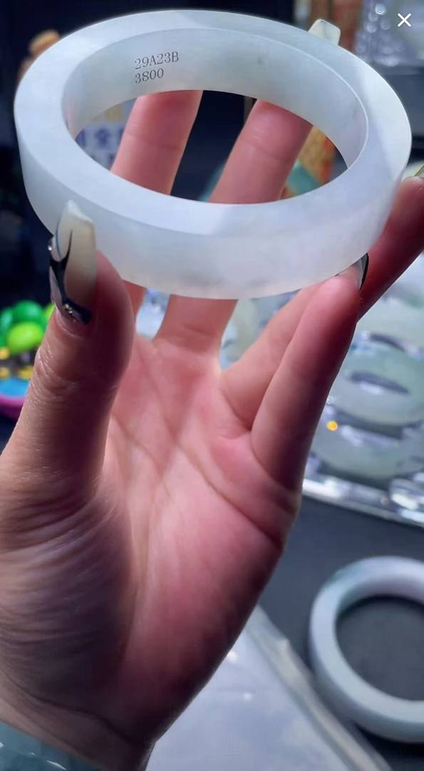 【迪家珠宝】毛胚定制翡翠  白冰（定制不退不换）