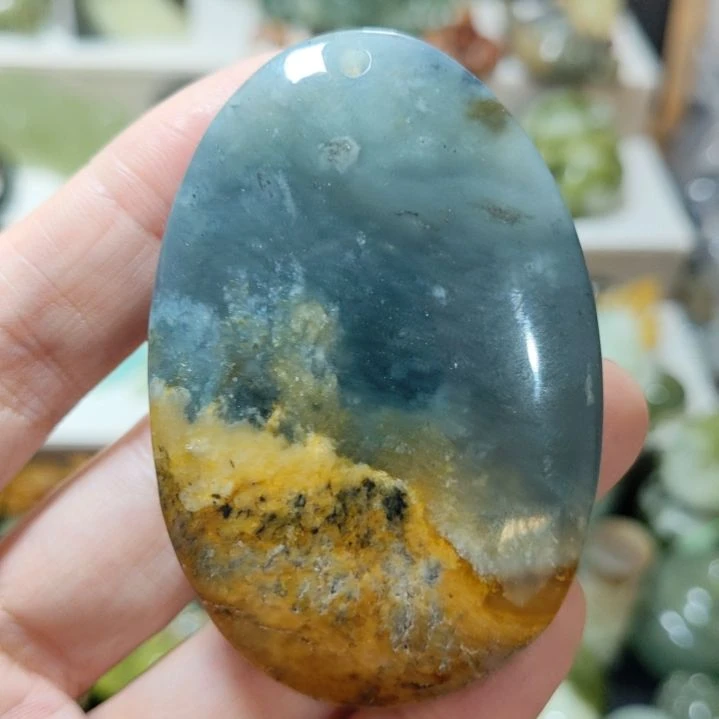 岫玉挂坠款式未镶嵌