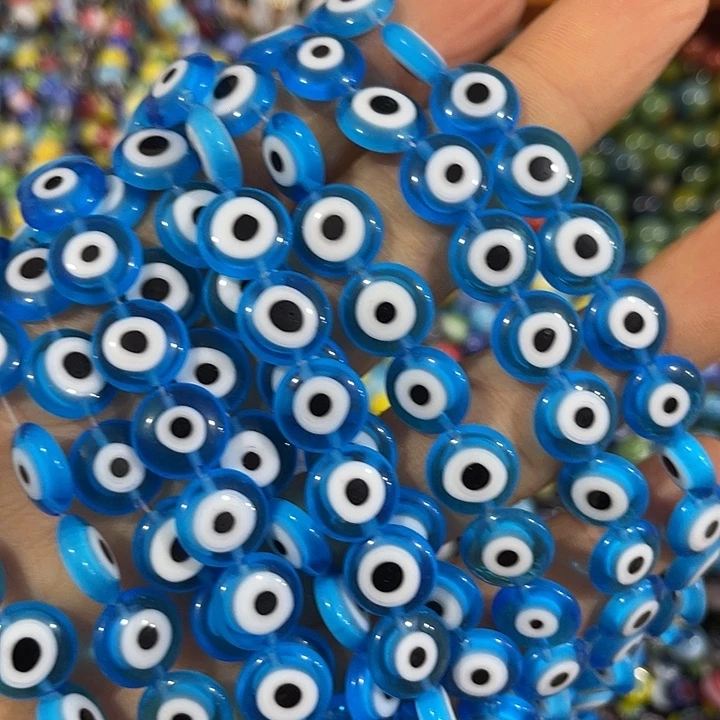玛瑙/玉髓合金珠宝半成品2条恶魔之眼