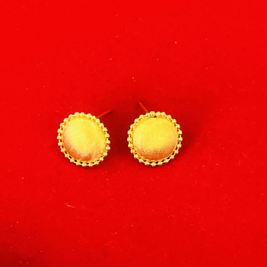 【珊珊专享】足金999饰品 圆形耳饰 GP 4.15