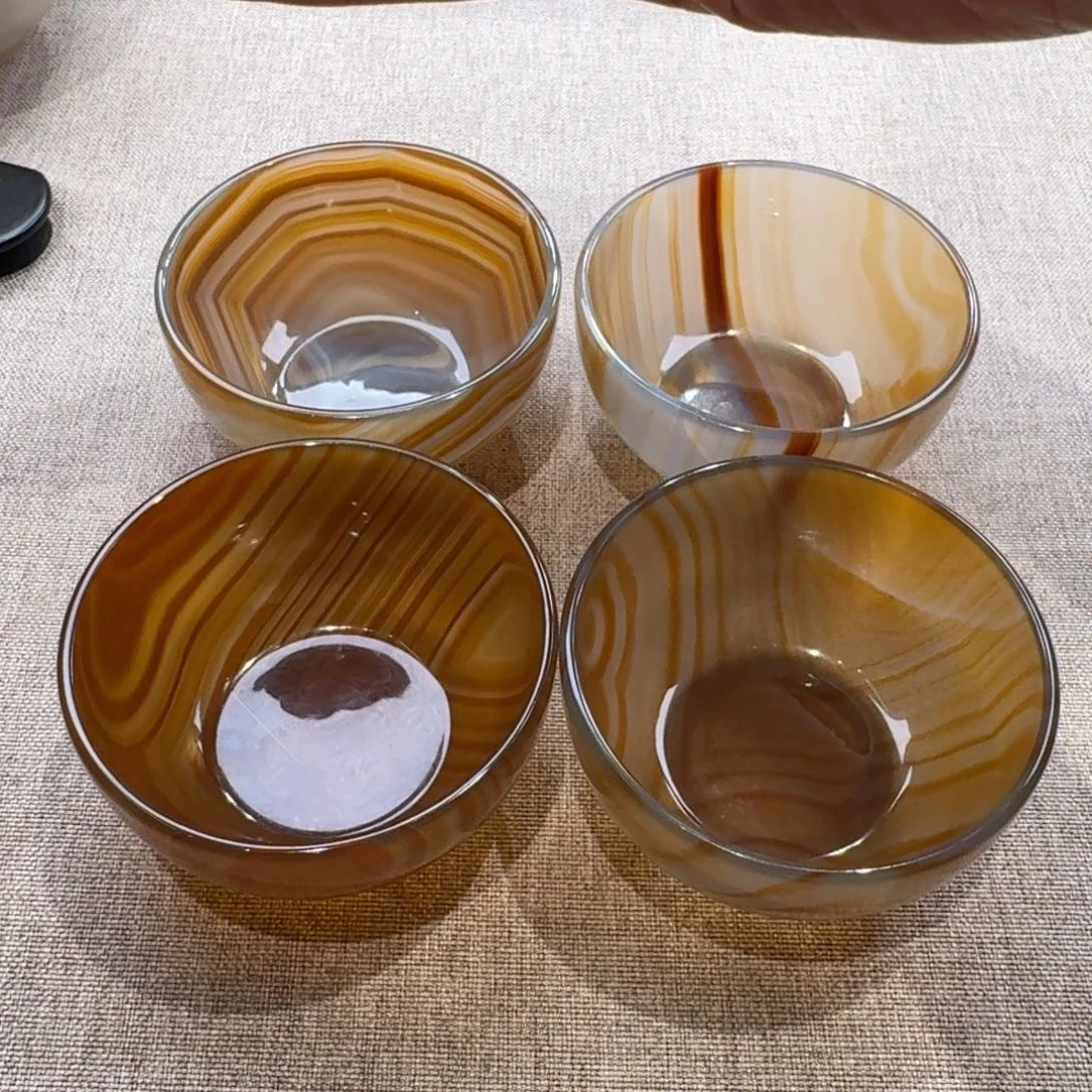 用***0玛瑙/玉髓未镶嵌玛瑙茶杯