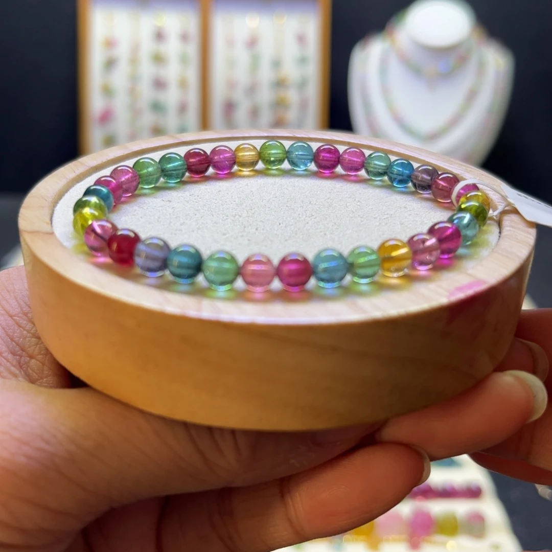 手链未镶嵌碧玺色标5.8mm