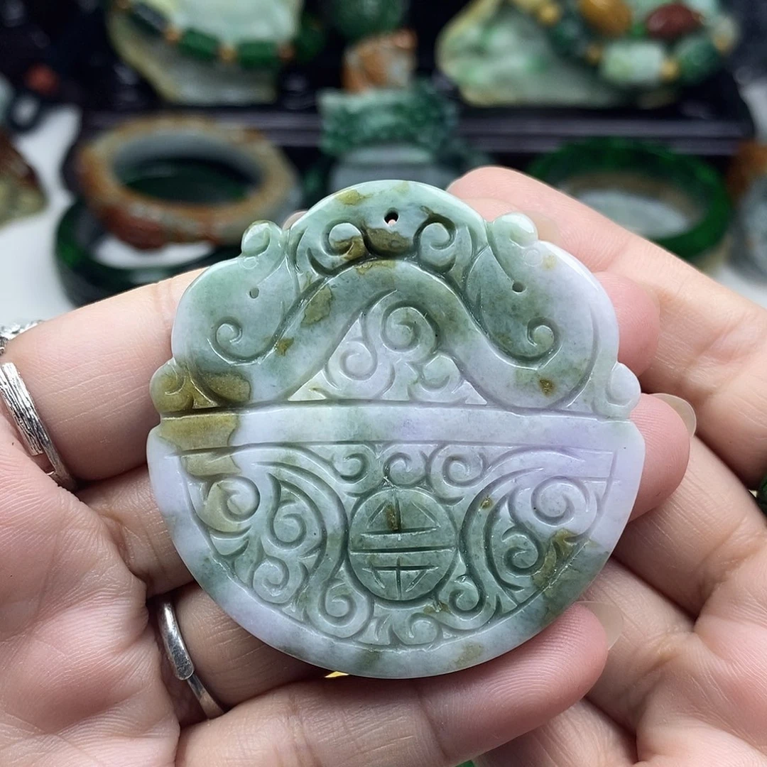 颈饰未镶嵌翡翠牌子