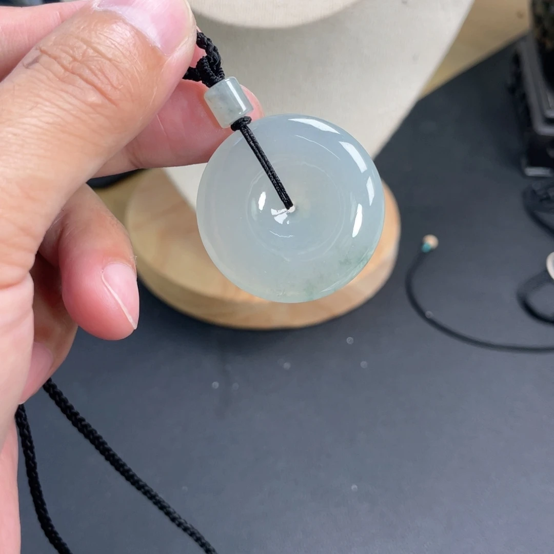 翡翠未镶嵌颈饰34.5-6.3