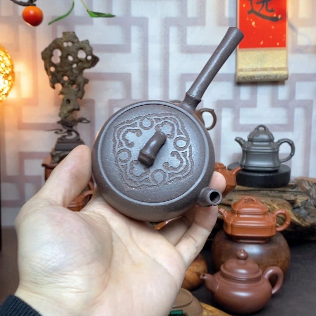 紫砂茶具老段侧把