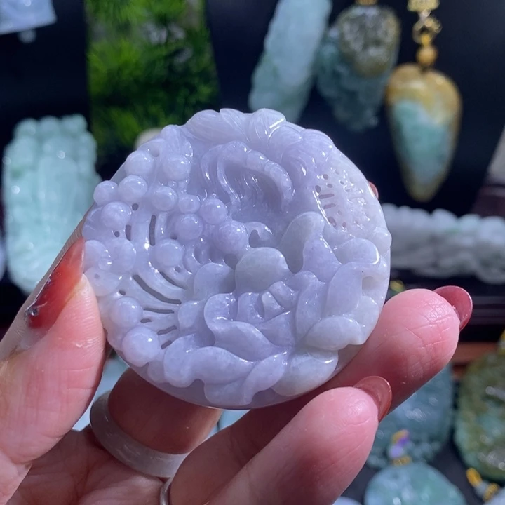 【闪购商品】颈饰未镶嵌翡翠喜上
