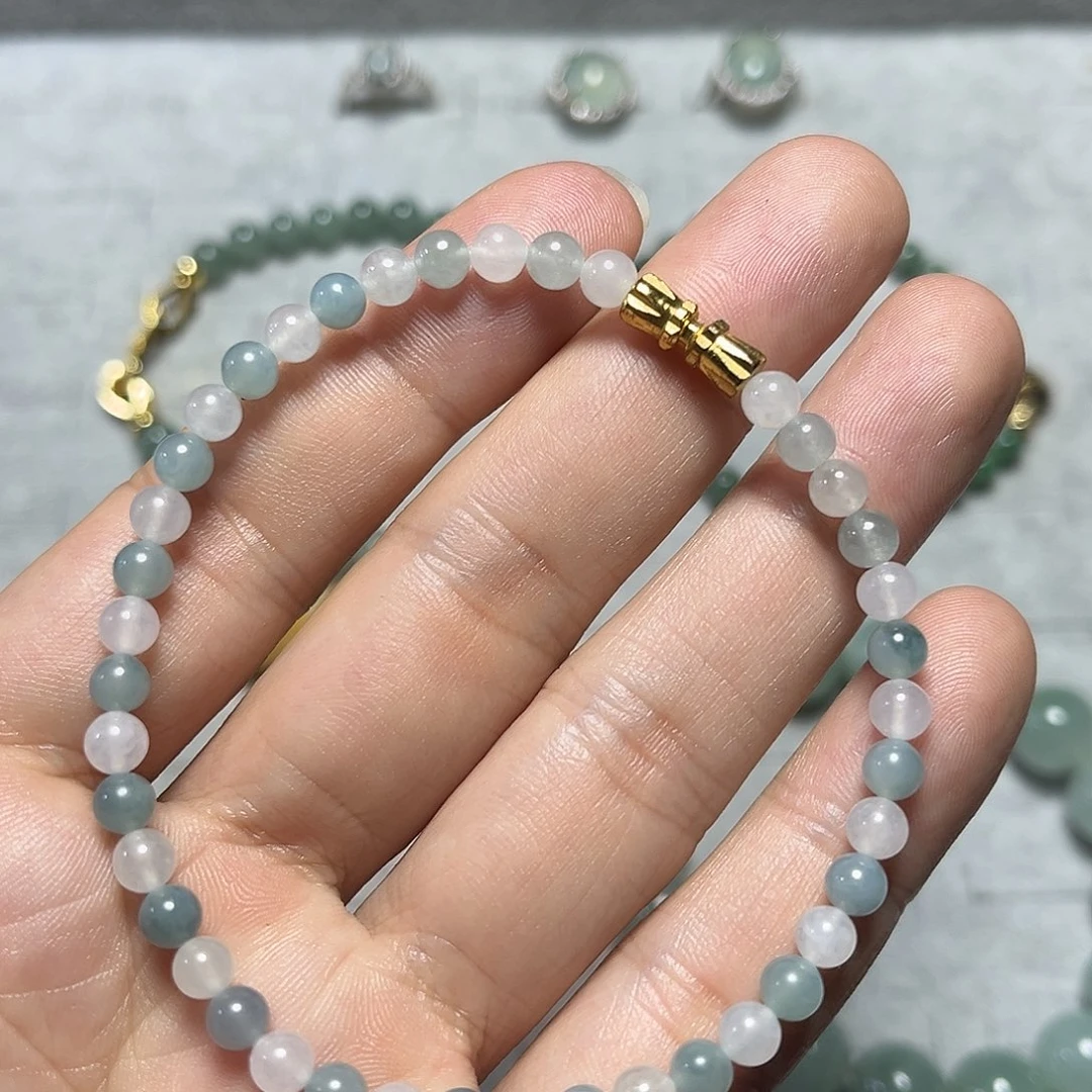 未镶嵌定制翡翠手串