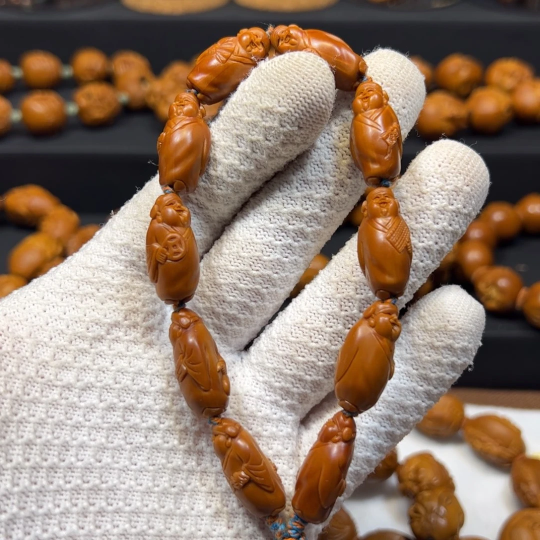 橄榄核手串/手链1.2小籽财神