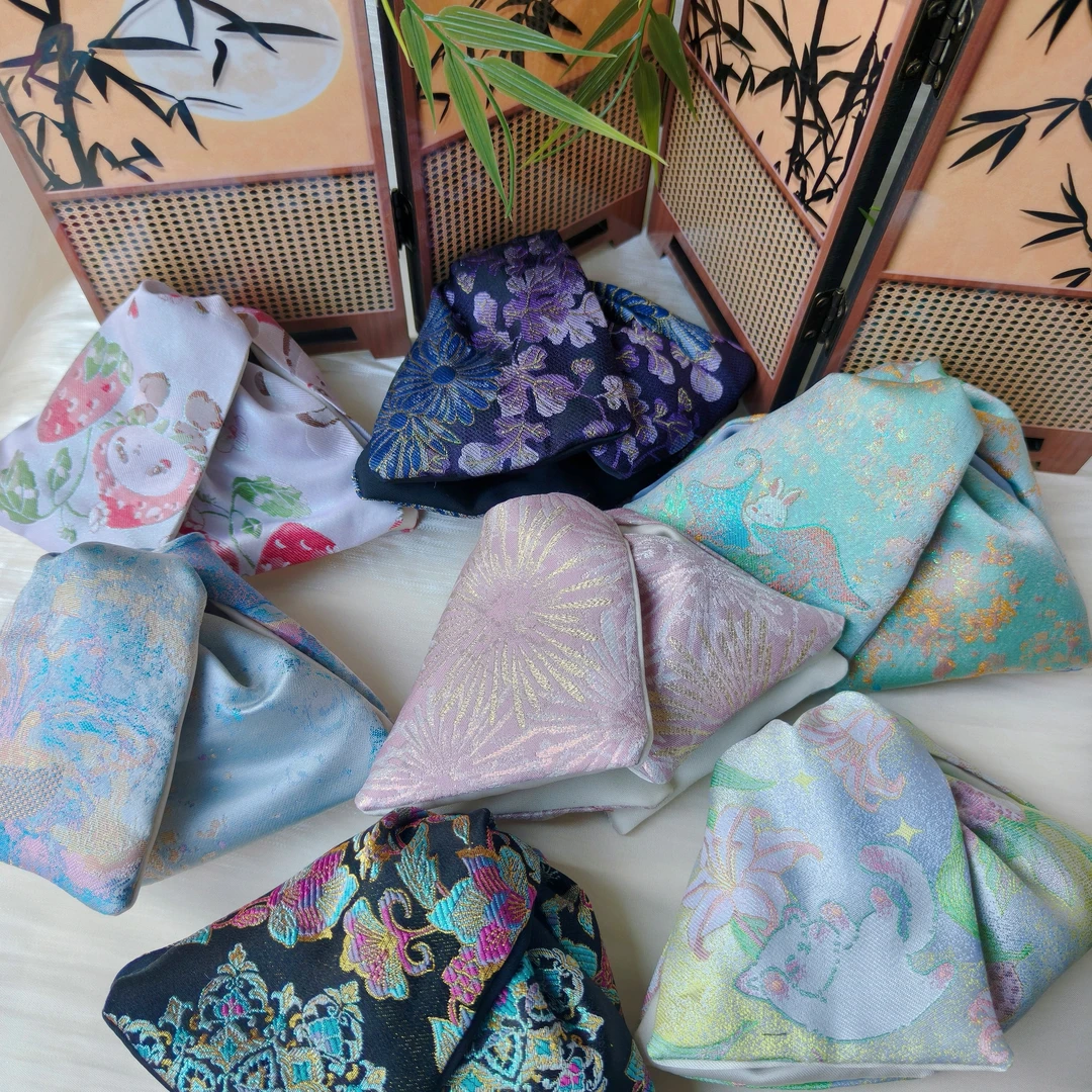 非遗宋锦粽子抓夹气质百搭时尚