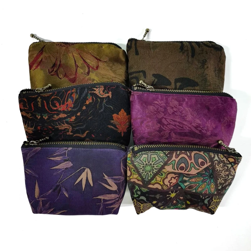 【零钱包福利】YLSQD-1桑蚕丝香云纱小钱包