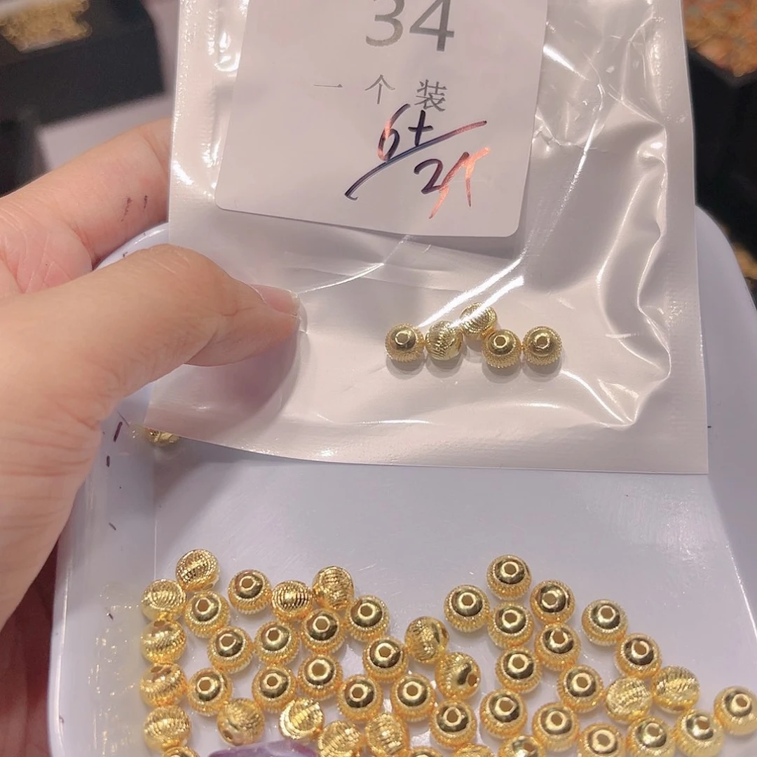 紫晶珠宝半成品银S925镀金镶嵌34