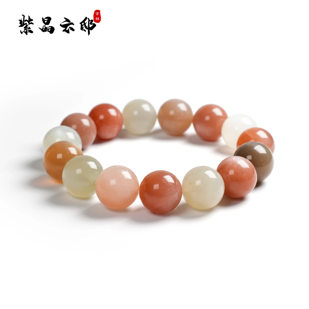 Z723 奶茶月光石手串 多样性发其一