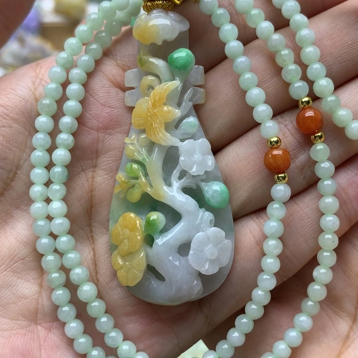 颈饰未镶嵌翡翠翡翠