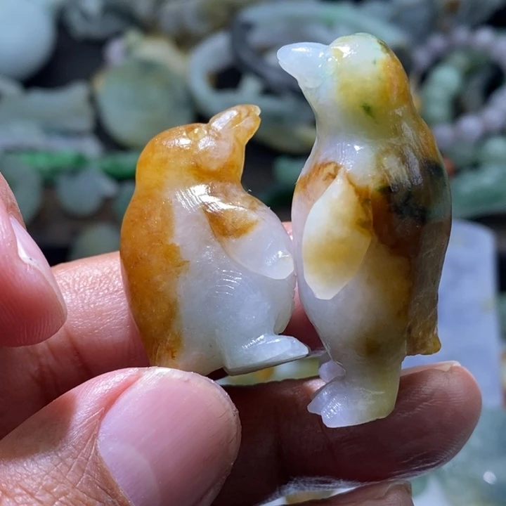 定制翡翠未镶嵌毛货