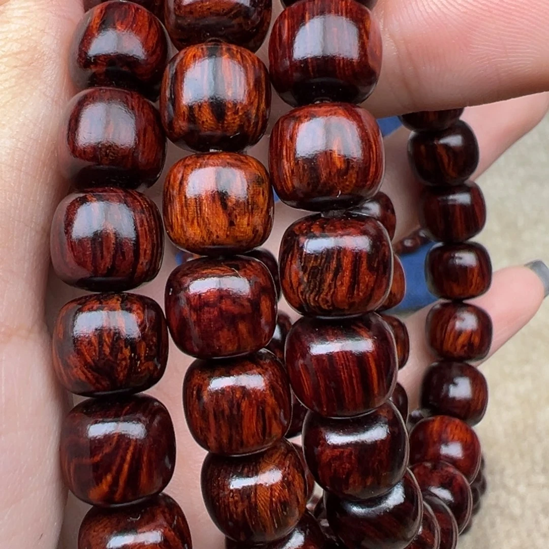 花梨木类手串/手链红降10老型黑金满油单圈