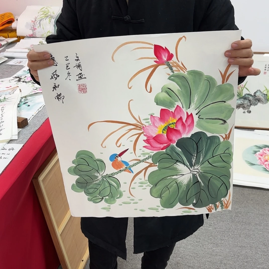 国画国画作品多次在国内外大展