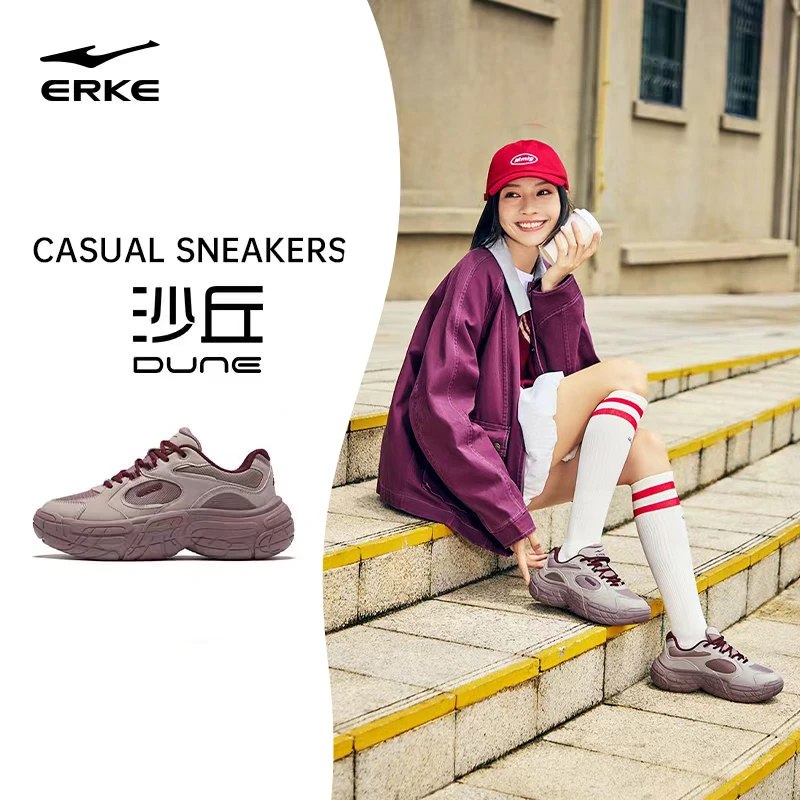 鸿星尔克沙丘轮胎鞋新款女鞋秋季运动鞋-51125402045