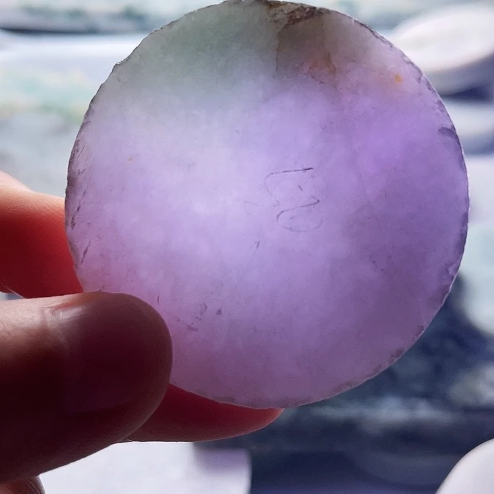 翡翠颈饰未镶嵌毛料65