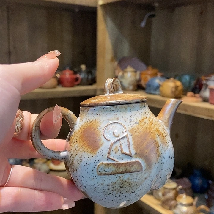 柴烧老岩泥高端茶器