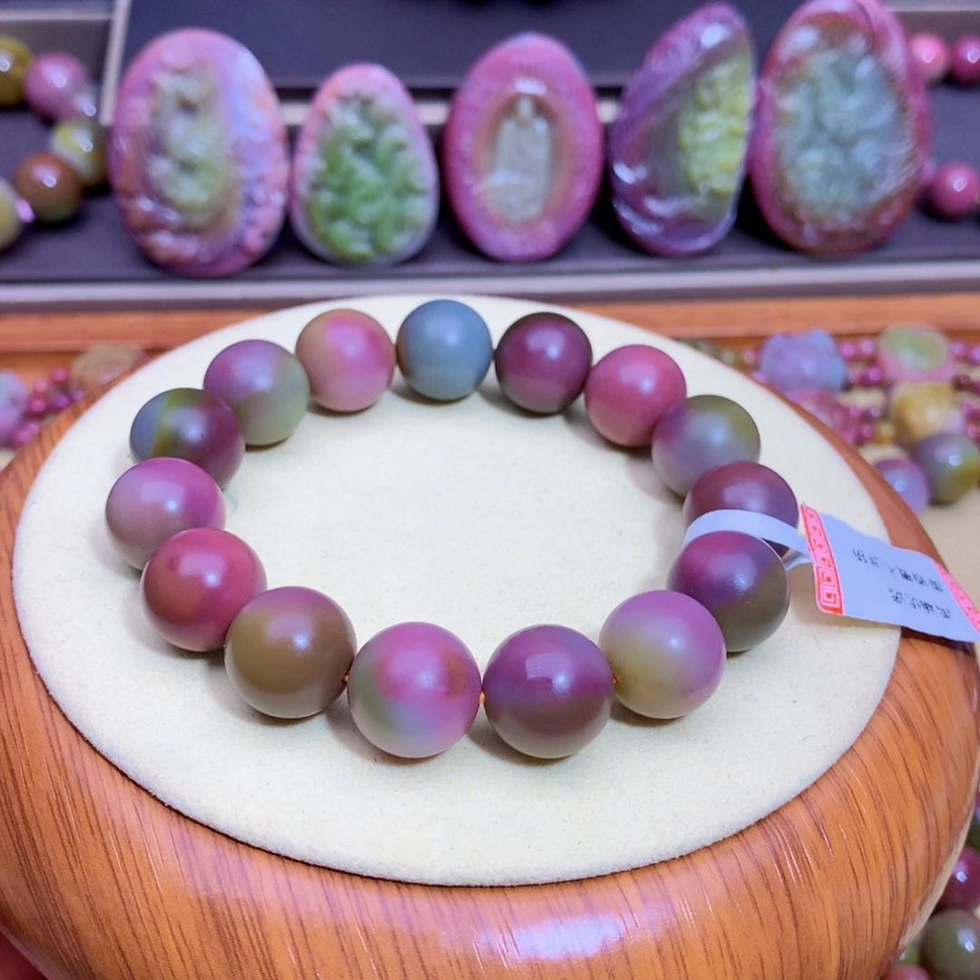 开***心玛瑙未镶嵌手链盐源