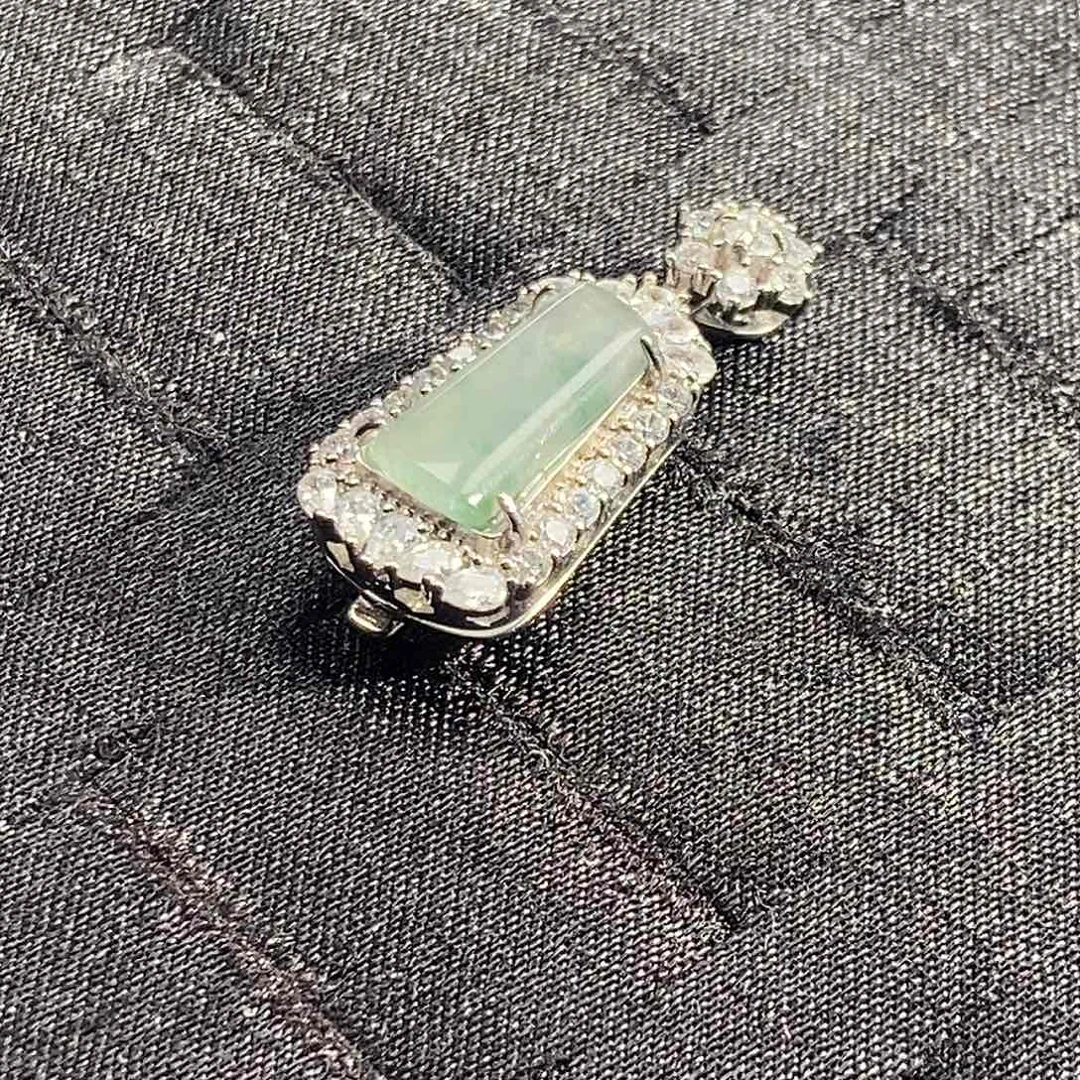 翡翠银S925镶嵌颈饰